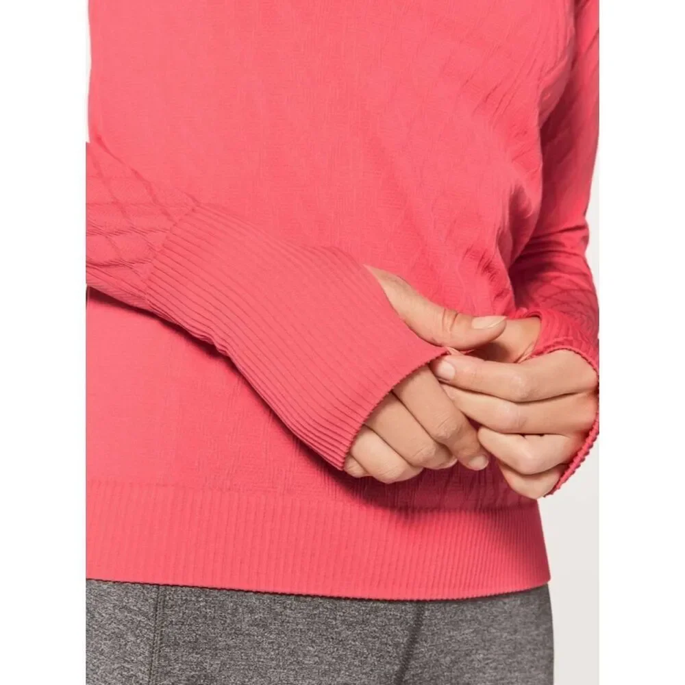 Lululemon Rest Less Coral Pullover sweatshirt
